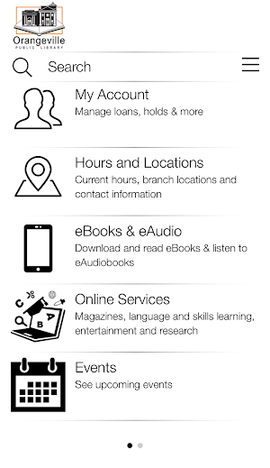 Orangeville Public Library, ON Screenshot 0