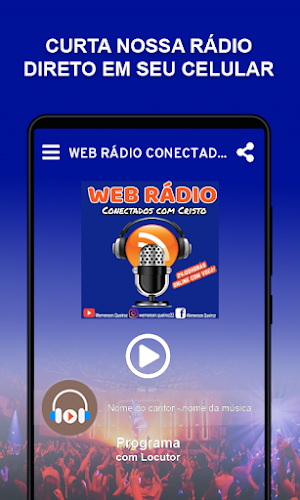WEBRÁDIO CONECTADOS COM CRISTO Screenshot 1