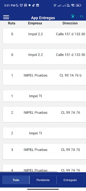 Intempo Entregas Screenshot 0