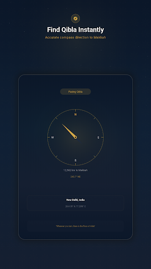 Qibla Compass: Muslim Prayer Screenshot 3