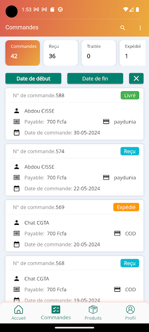 WM Vendeur Screenshot 1
