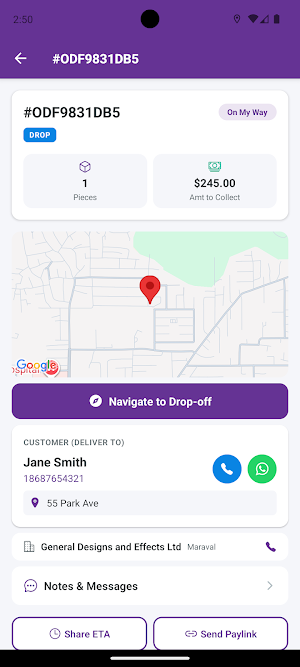 ODeliver Driver Screenshot 2
