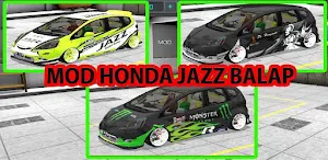 Mod Bussid Jazz Racing Screenshot 0
