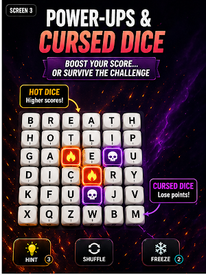 WordDice: Word Puzzle Screenshot 2