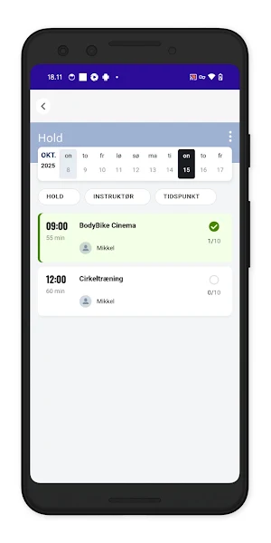 Helsinge Fitness Screenshot 3