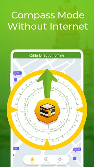 Qibla Compass Direction Finder Screenshot 1