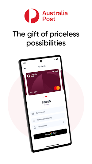 AusPost Digital Gift Card Screenshot 0