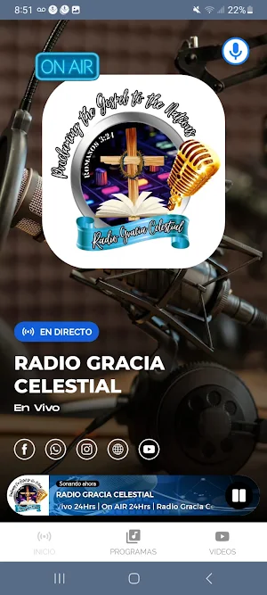 Radio Gracia Celestial Screenshot 1