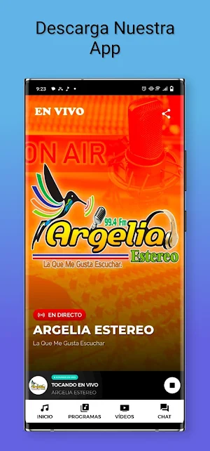 Argelia Estereo Screenshot 1