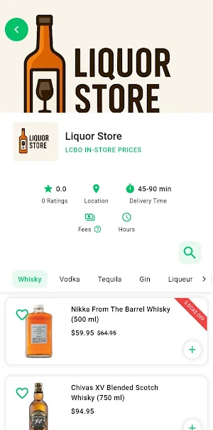 Drinks & Eats Ottawa Delivery Screenshot 3