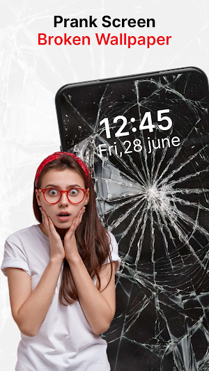 Broken Screen: Prank Wallpaper Screenshot 2