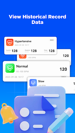 Blood Pressure&Heart Rate Screenshot 1