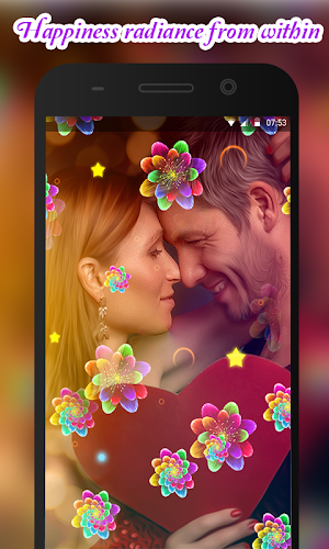 Neon Flowers Livewallpaper Screenshot 1