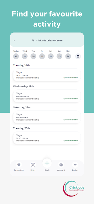 Cricklade Leisure GoMobile Screenshot 2