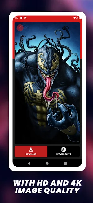 Spider Venom Wallpaper HD 4K Screenshot 2