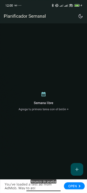 Planificador Semanal Screenshot 2