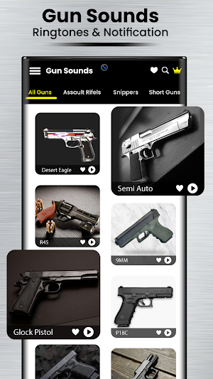 Weapons & Gun Sound Ringtones Screenshot 2