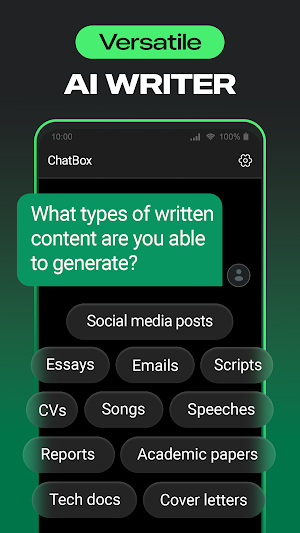 ChatBox - AI Chatbot Assistant Screenshot 2