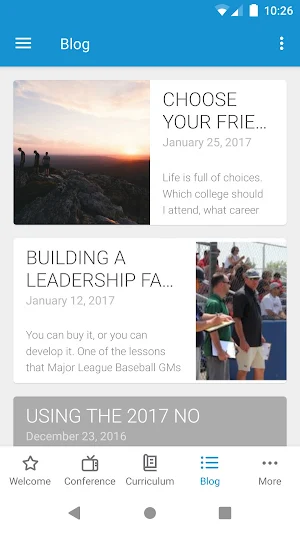 No Regrets Men's Ministries Screenshot 2