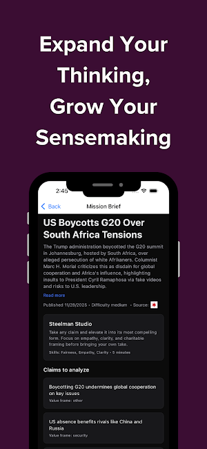 Sensemaking: The Game Screenshot 2