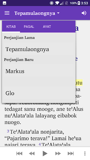 Alkitab Tajio Screenshot 2