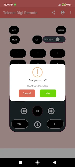 Remote for Telenet Digicorder Screenshot 2