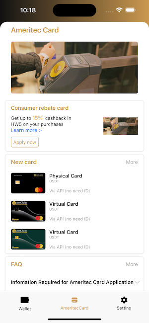 Ameritec Card Screenshot 3