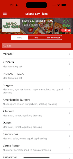 Milano Lov Pizza Screenshot 0