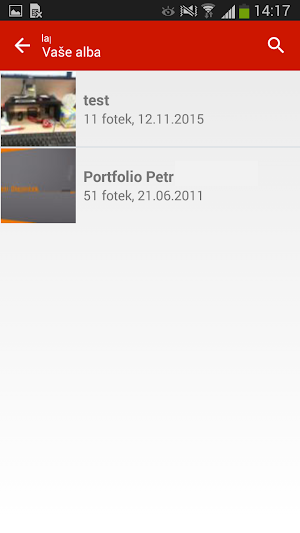 Rajče.net uploader Screenshot 2