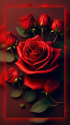 Red Rose Wallpapers : Flowers Screenshot 0
