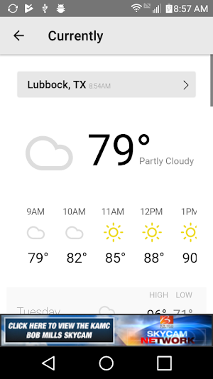 KLBK First Warning Weather Screenshot 2