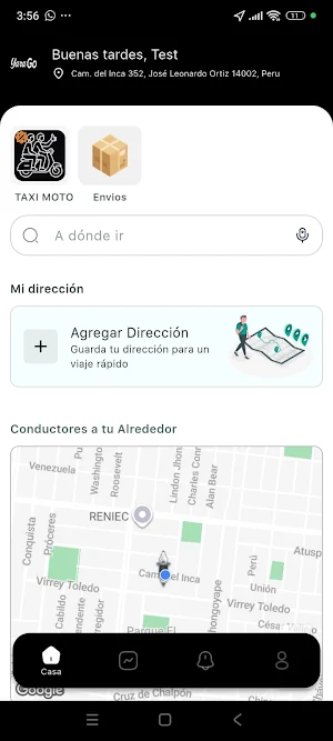 Taxi Metropolitanos Pasajero Screenshot 0