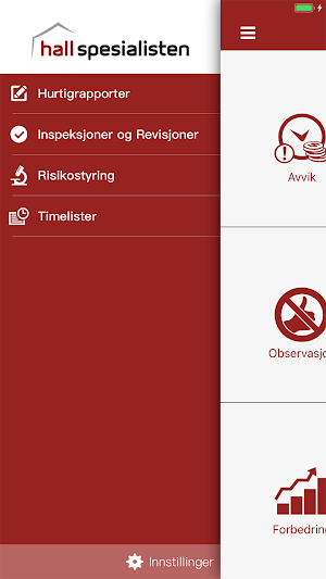 Hallspesialistens HMS & KS Screenshot 2