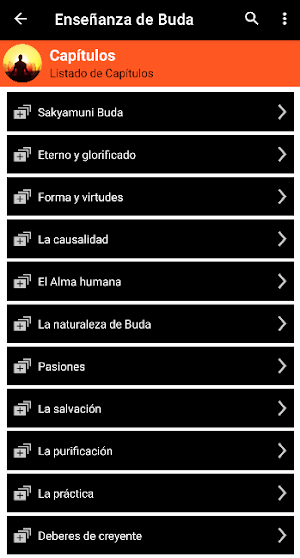 Enseñanza de Buda Screenshot 1