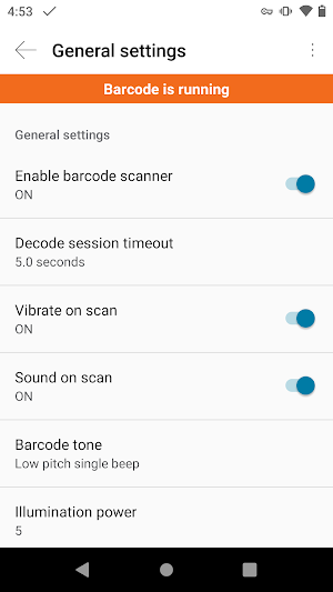 Barcode screenshot 6