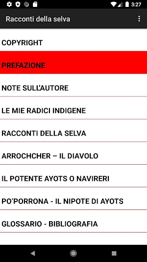 Racconti della selva Screenshot 1