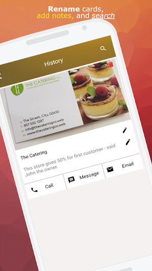 Business Cards Organizer (BCO) Screenshot 2