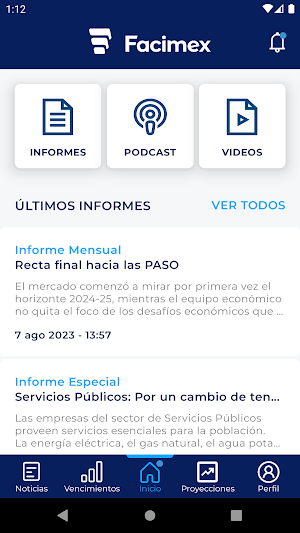 Facimex Research Screenshot 1