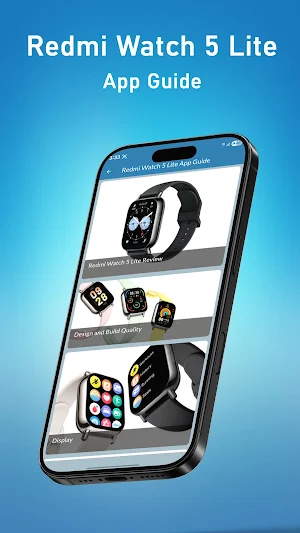Redmi Watch 5 Lite App Guide Screenshot 1