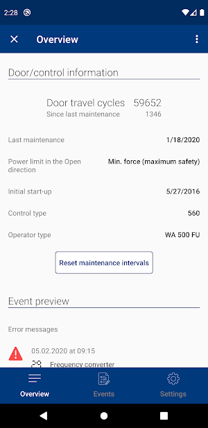 Hörmann BlueControl Screenshot 3