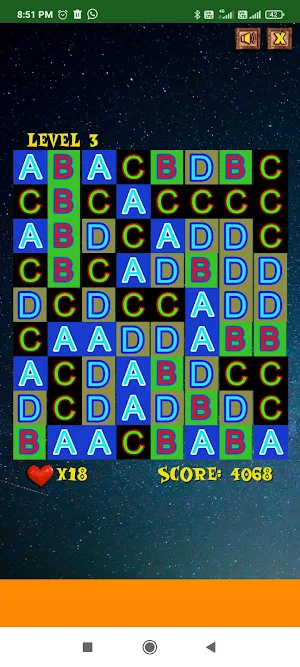 Match the Letters :  Puzzle Screenshot 2