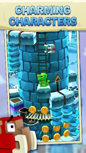 Blocky Castle Climb: Pet Jump! Cat🐱dog🐶and more! Screenshot 2