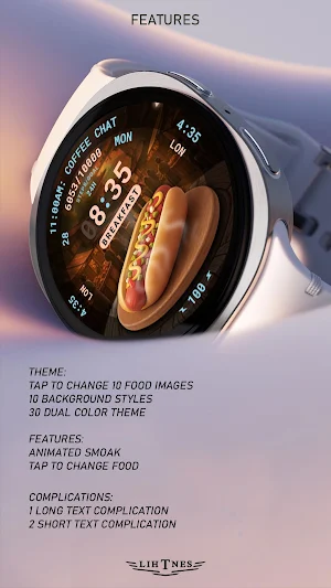 Foody Watch Face 122 Screenshot 3