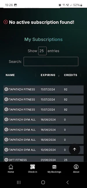RealFit - GYM Booking App Screenshot 3