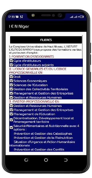 Institut Élite Niamey Screenshot 2