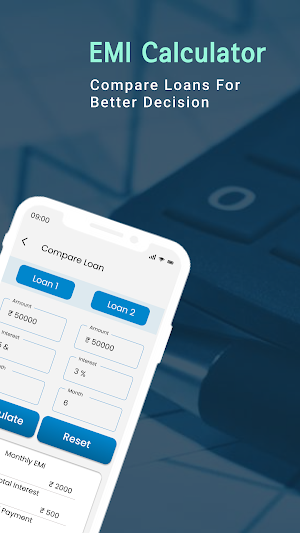eLoan - Loan EMI Calculator Screenshot 3