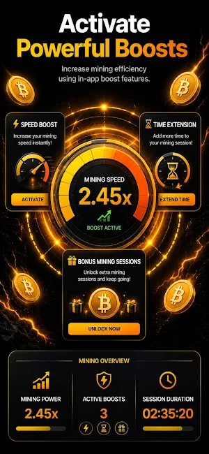 BitForge - Bitcoin Cloud Miner Screenshot 1