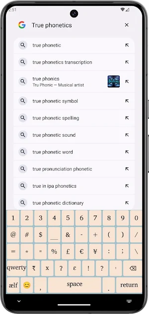 Phonetic Keyboard Screenshot 1