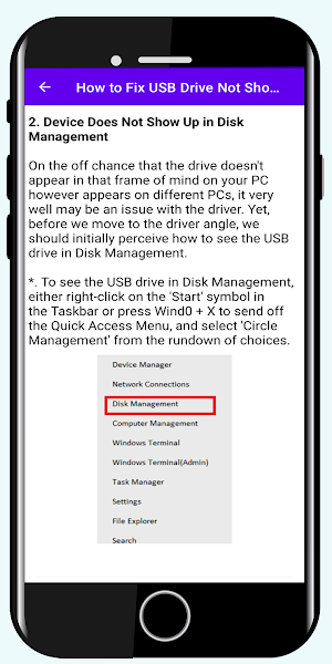 Damaged USB Drive Repair Guide Screenshot 3