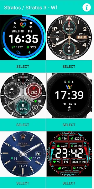 Stratos 3 - Smart Watchfaces Screenshot 2